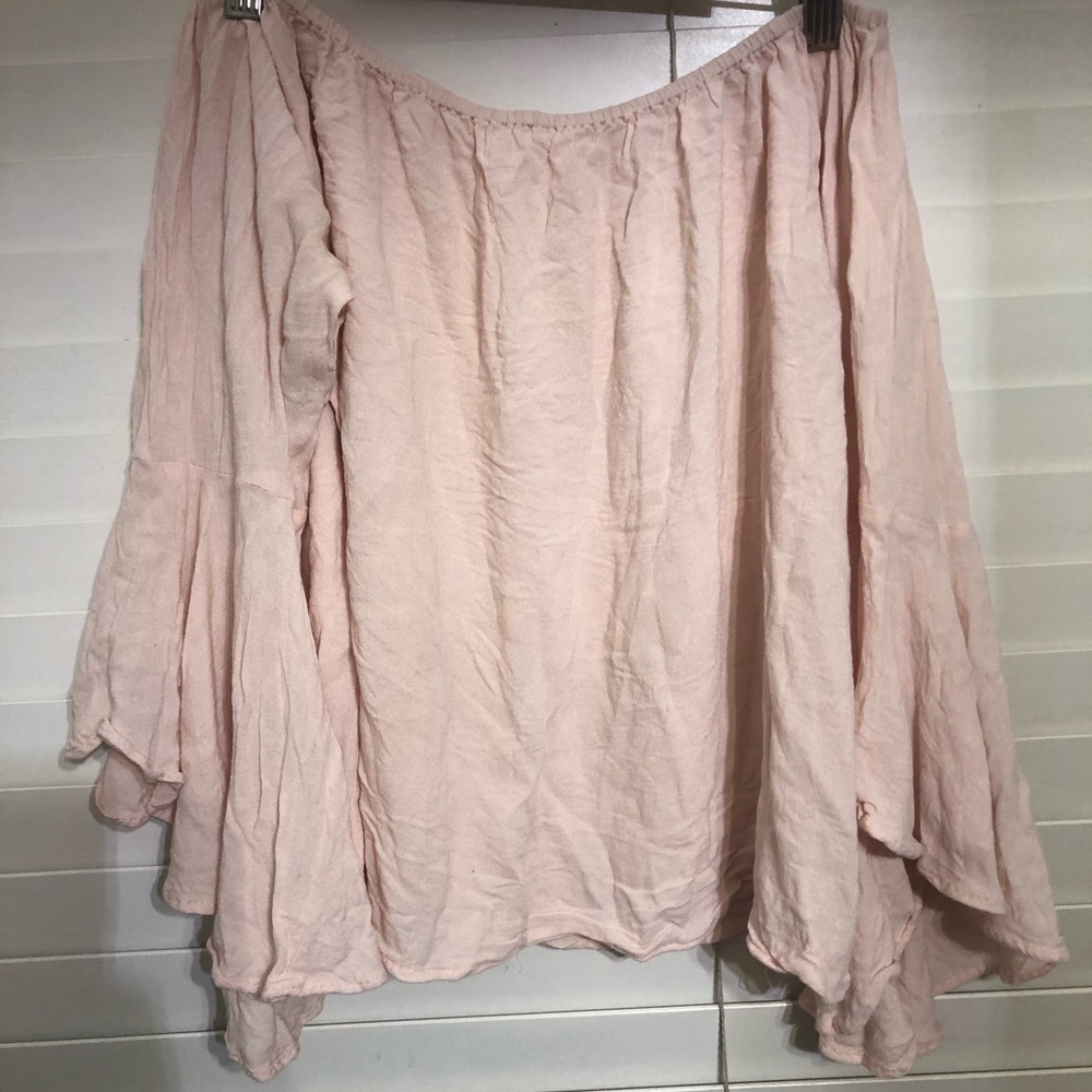 Off the shoulder, flowy top